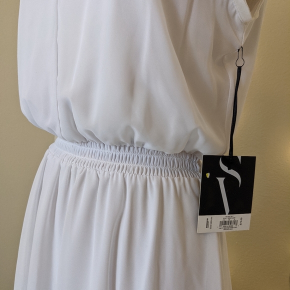 NWT Vera Wang Ombre Chiffon Summer Maxi Dress - Picture 7 of 10